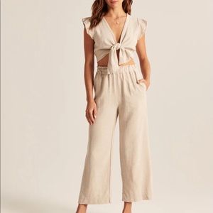 Abercrombie Linen Pants - Size Large Long - NWT